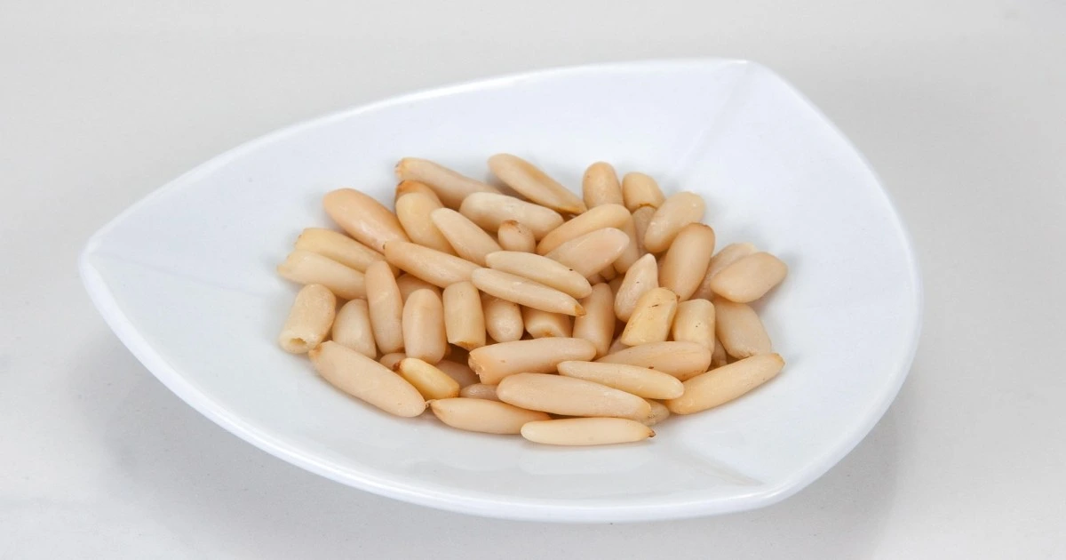 Chilgoza (pine nuts) in a bowl highlighting Chilgoza nutritional and health benefits with natural texture.