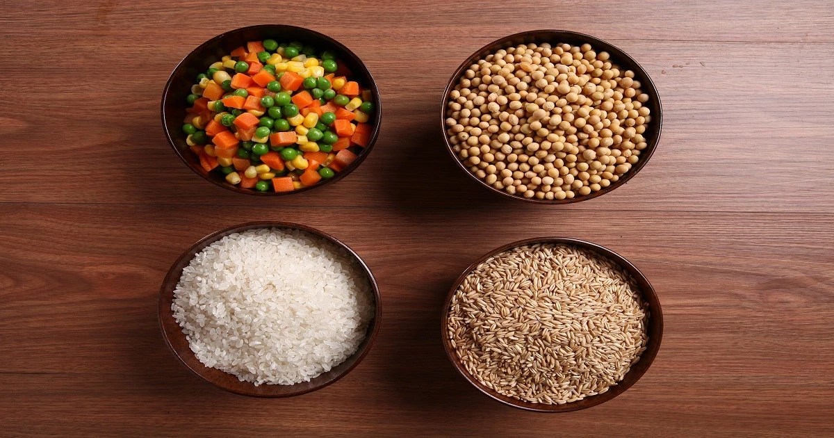 Whole grains packed with hearty fiber for long-lasting energy